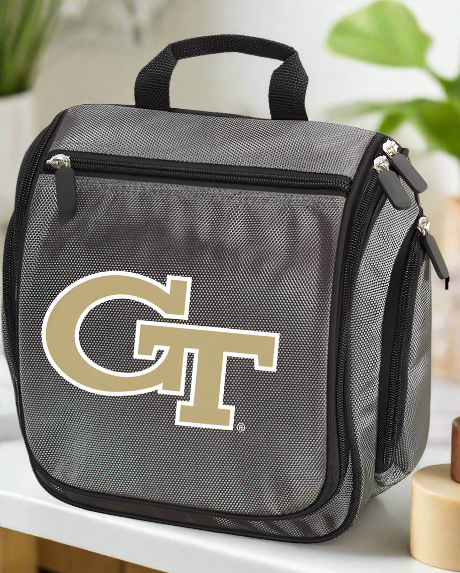 Georgia Tech Toiletry Bag or Mens Georgia Tech Logo Travel Shaving Kit