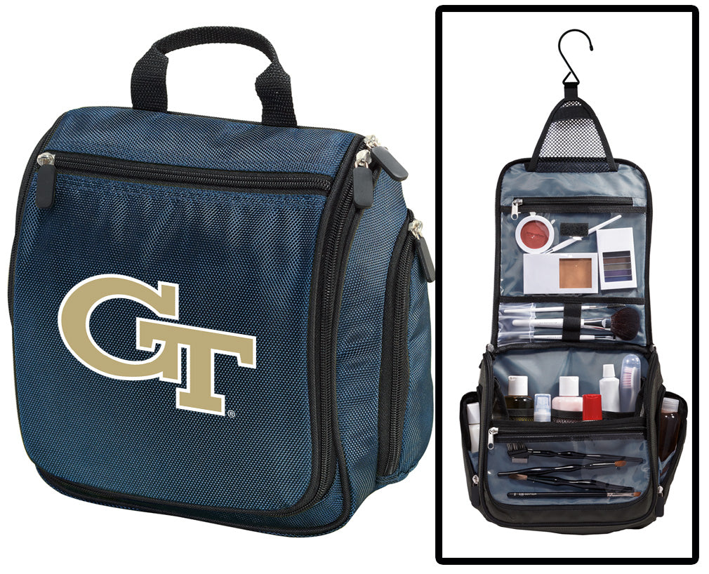 Georgia Tech Toiletry Bag or Mens Georgia Tech Logo Travel Shaving Kit