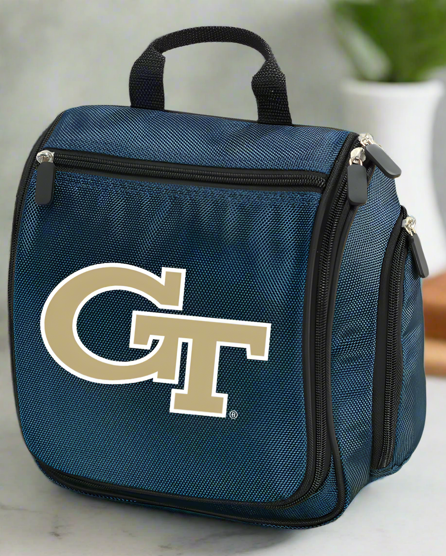 Georgia Tech Toiletry Bag or Mens Georgia Tech Logo Travel Shaving Kit