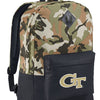 Georgia Tech Camo Backpack Georgia Tech Logo Medium Classic Style Backpack