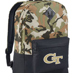 Georgia Tech Camo Backpack Georgia Tech Logo Medium Classic Style Backpack