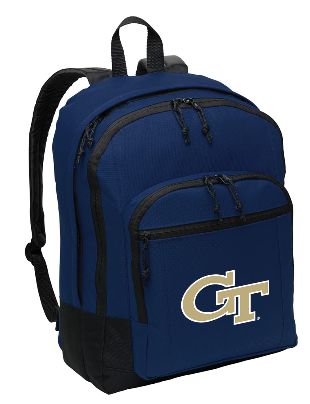 Georgia Tech Backpack Georgia Tech Logo Medium Classic Style Backpack