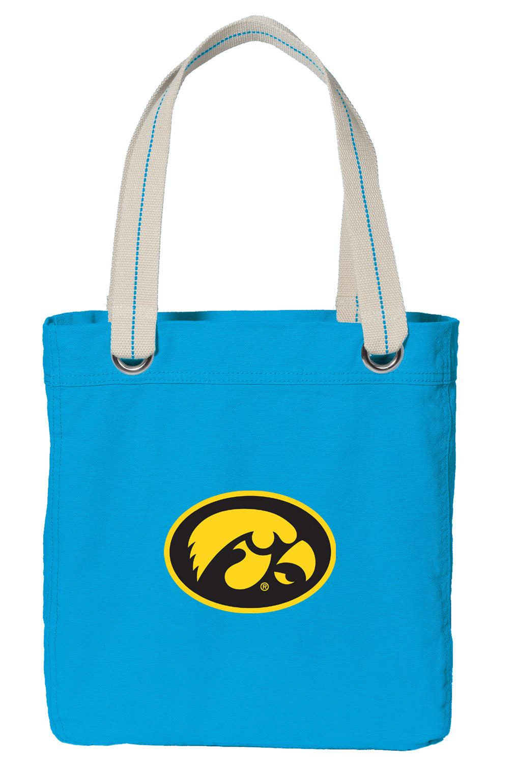 University of Iowa Tote Bag Iowa Hawkeyes Deluxe Canvas Shoulder Bag