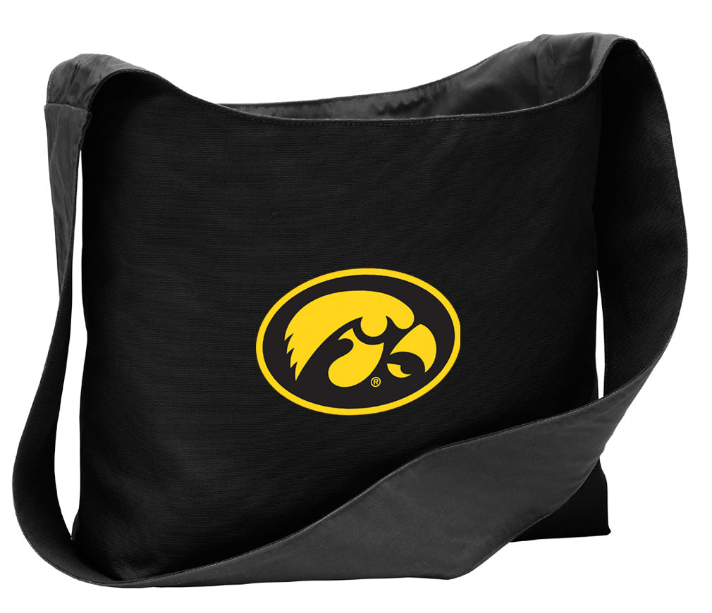 University of Iowa Cross Body Bag Iowa Hawkeyes Shoulder Tote Bag - Sling Style