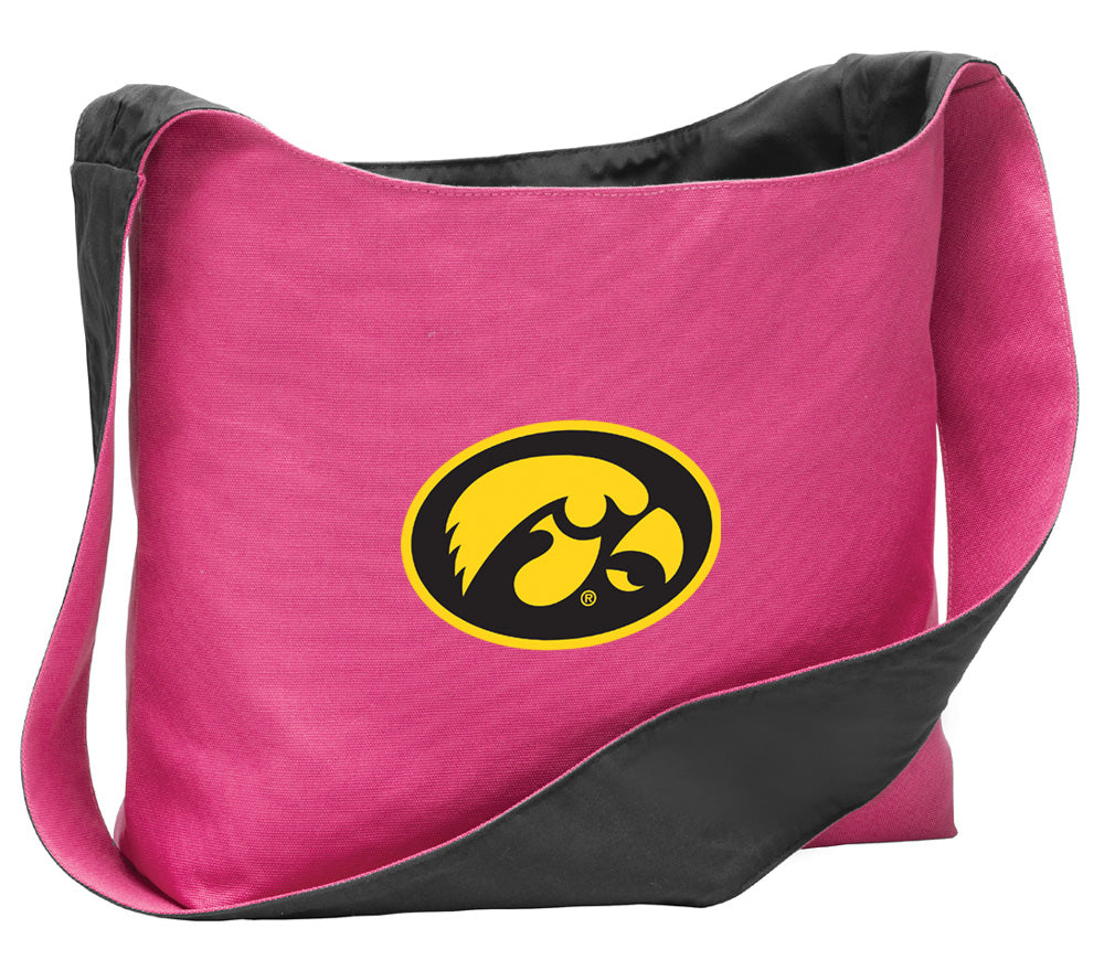 University of Iowa Cross Body Bag Iowa Hawkeyes Shoulder Tote Bag - Sling Style