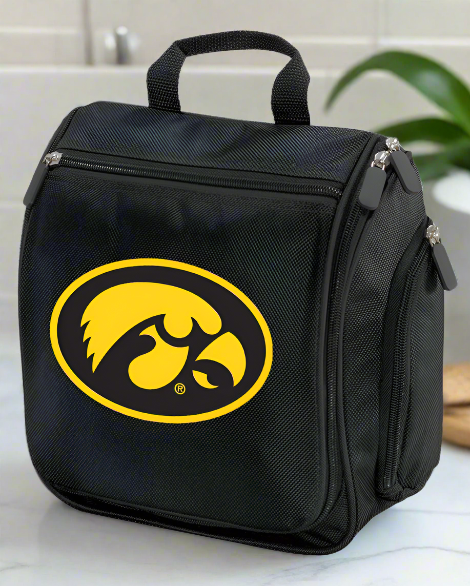 University of Iowa Toiletry Bag or Mens Iowa Hawkeyes Travel Shaving Kit