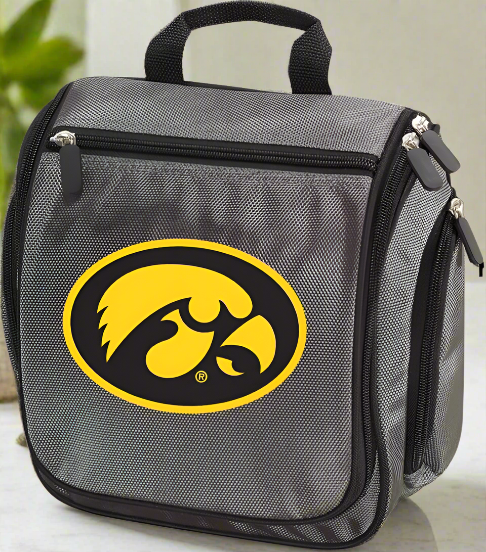 University of Iowa Toiletry Bag or Mens Iowa Hawkeyes Travel Shaving Kit