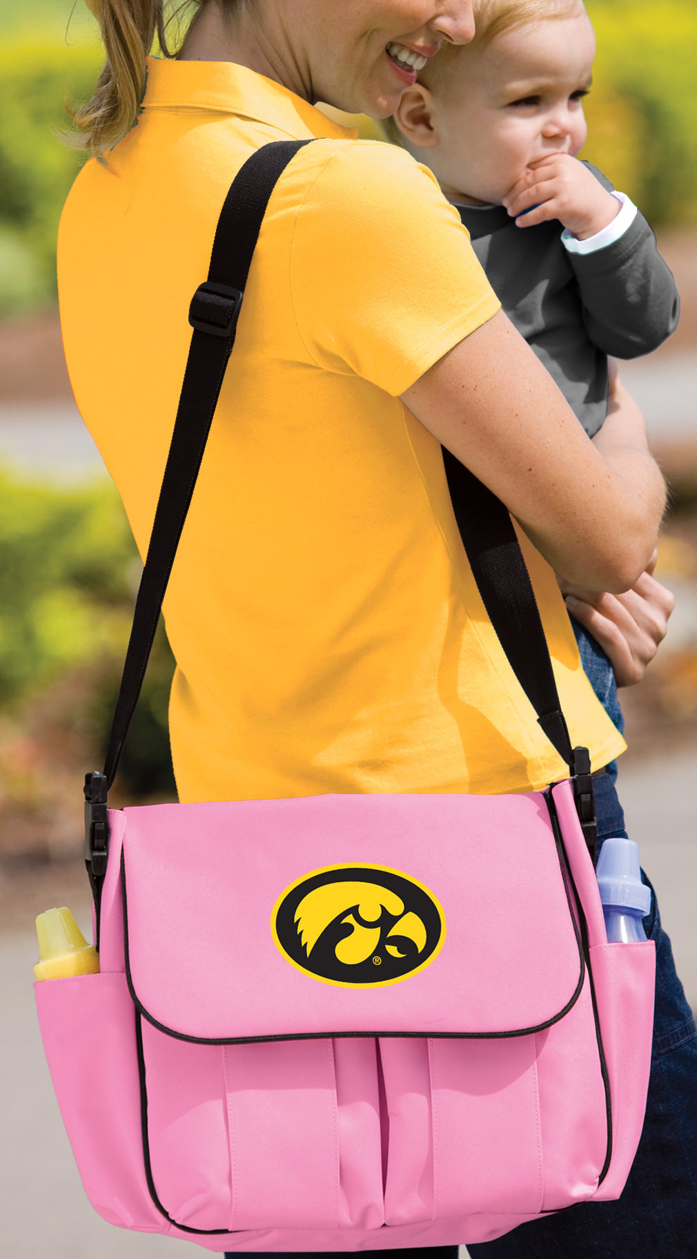 University of Iowa Diaper Bag Iowa Hawkeyes Baby Bag