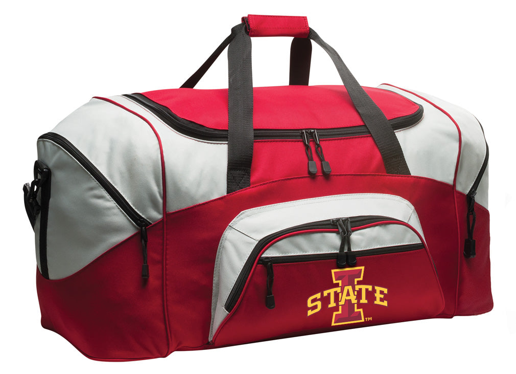 Iowa State Large Duffel Bag Iowa State University Suitcase Luggage Bag