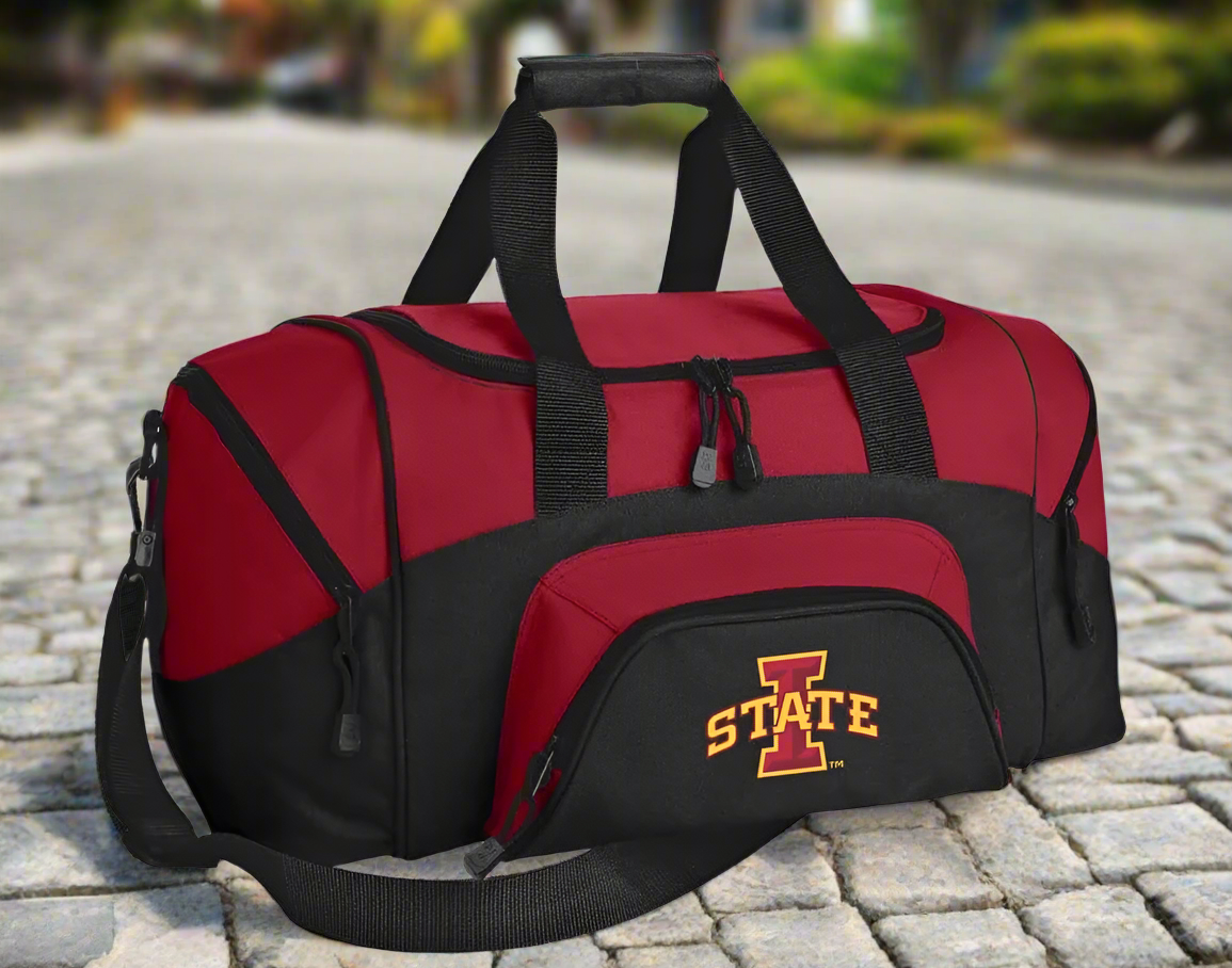 Small Iowa State Duffel Bag Carryon Iowa State University Carry-on Suitcase or Gym Bag