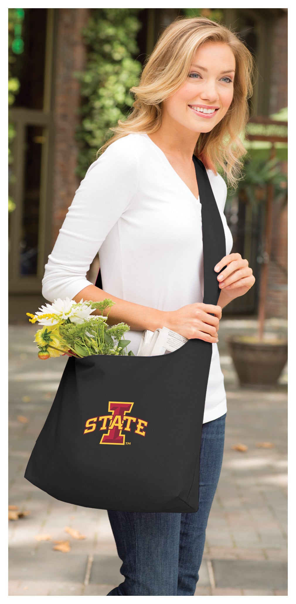 Iowa State Cross Body Bag Iowa State University Shoulder Tote Bag - Sling Style