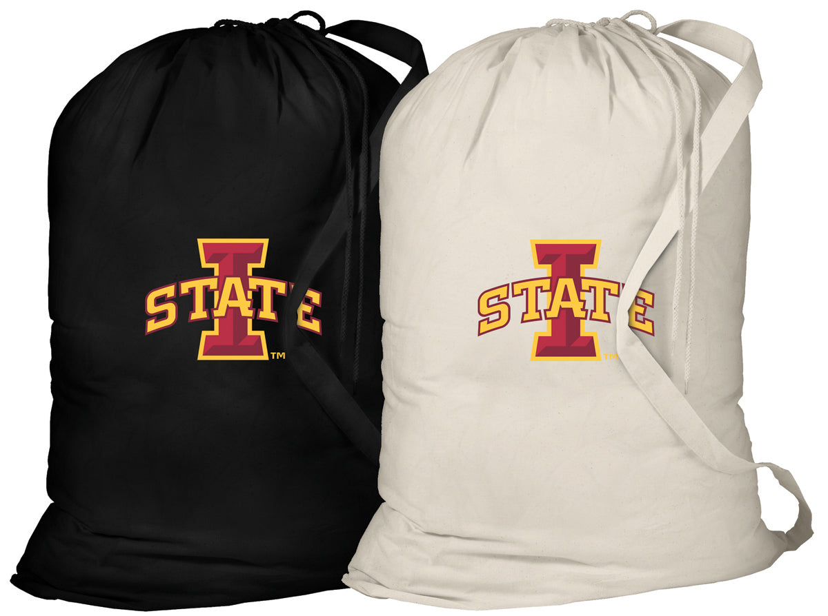 Iowa State Laundry Bags 2 PC Set Iowa State University Clothes Bags