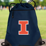 University of Illinois Drawstring Backpack Illini Cinch Pack - Mesh & Microfiber