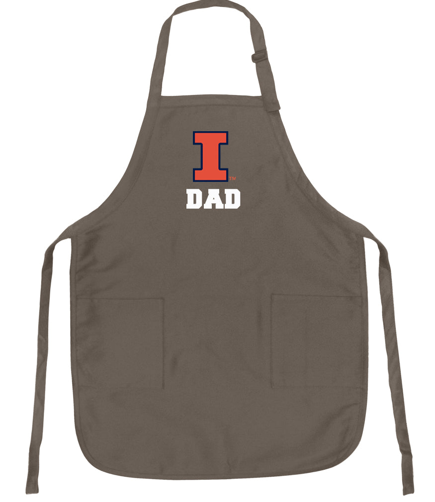 University of Illinois Apron Illini Apron - Stain Resistant Fabric