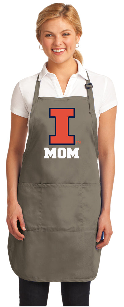 University of Illinois Apron Illini Apron - Stain Resistant Fabric