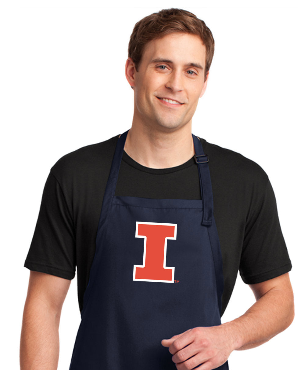 University of Illinois Apron Illini Apron - Stain Resistant Fabric