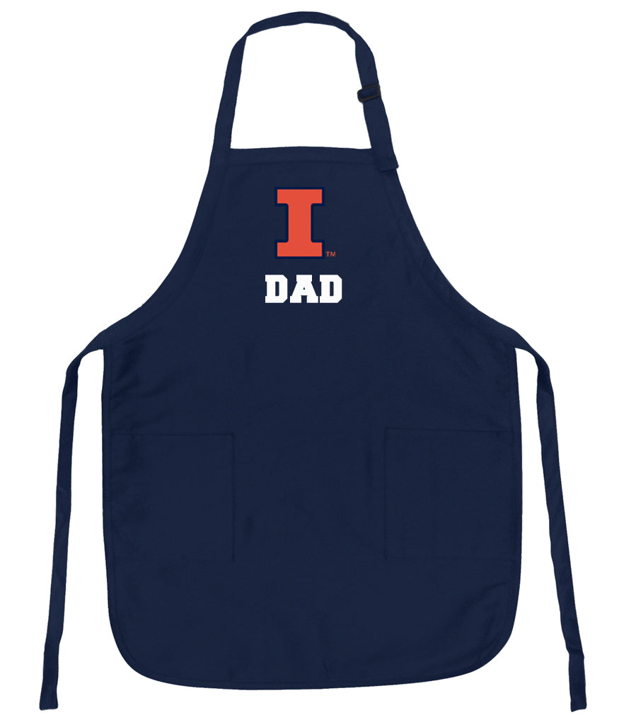 University of Illinois Apron Illini Apron - Stain Resistant Fabric