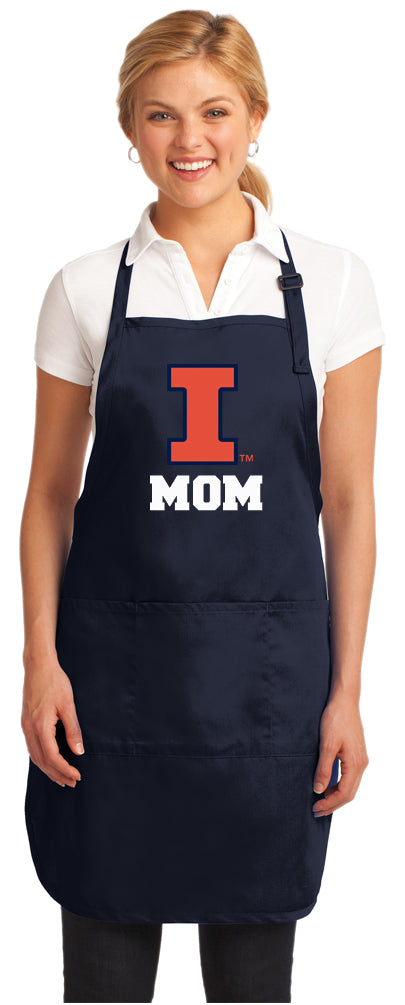 University of Illinois Apron Illini Apron - Stain Resistant Fabric