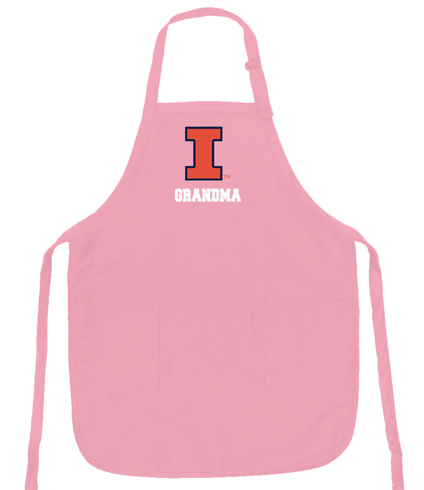 University of Illinois Apron Illini Apron - Stain Resistant Fabric