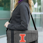 University of Illinois Laptop Computer Bag Messenger Briefcase