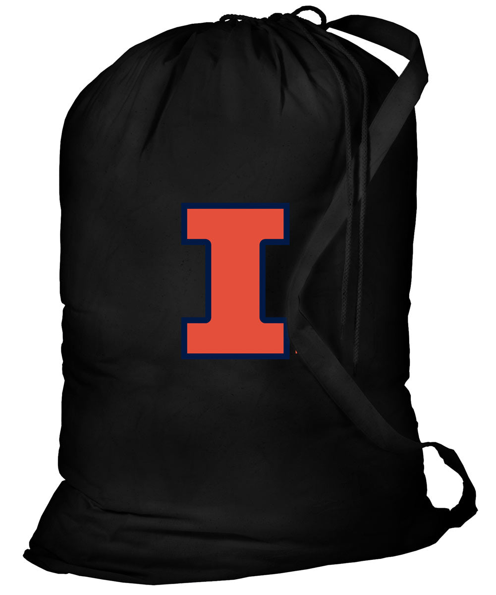 University of Illinois Laundry Bag Illini Clothes Bag