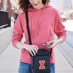 University of Illinois Crossbody Bag Illini Travel Sling Pack