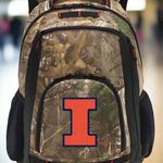 University of Illinois Camo Backpack Illini Laptop Computer Backpack