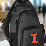 University of Illinois Sling Backpack Illini Crossbody Bag