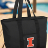 University of Illinois Tote Bag Illini Large Zippered Tote