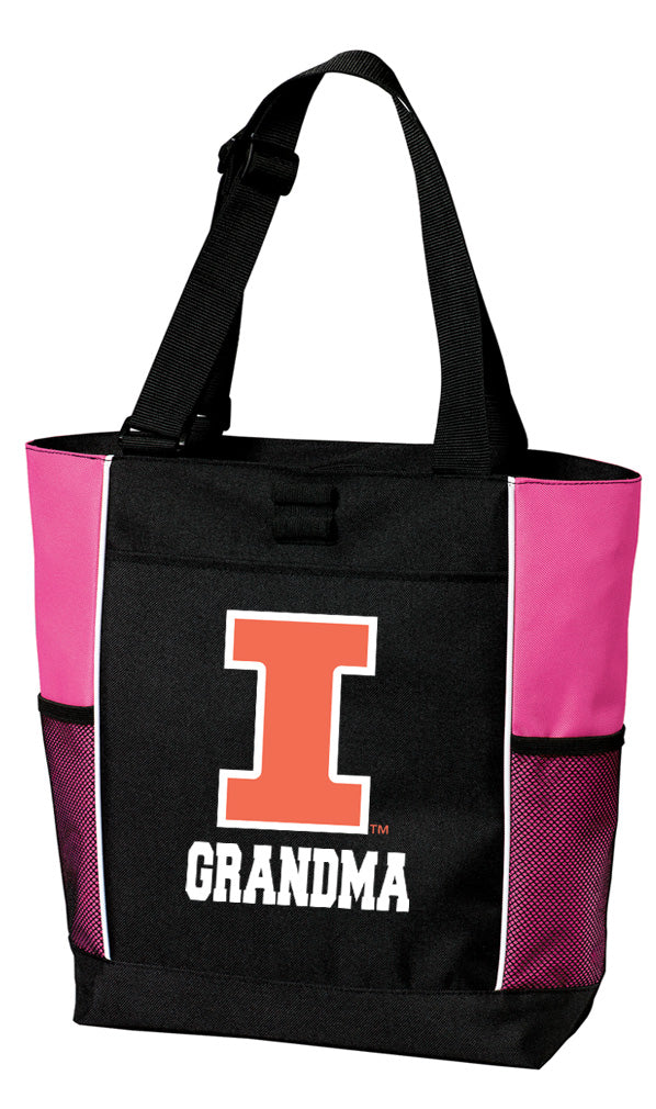 University of Illinois Tote Bag Illini Carryall Tote