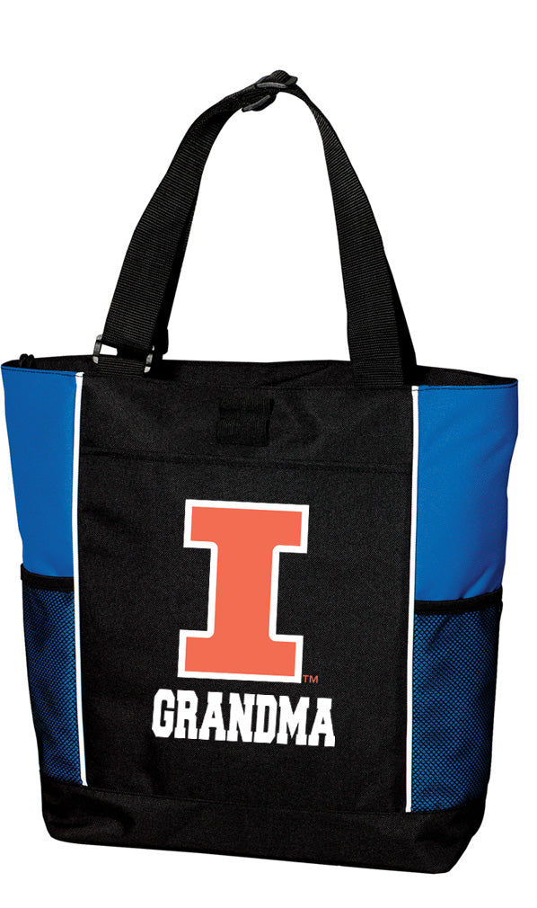 University of Illinois Tote Bag Illini Carryall Tote