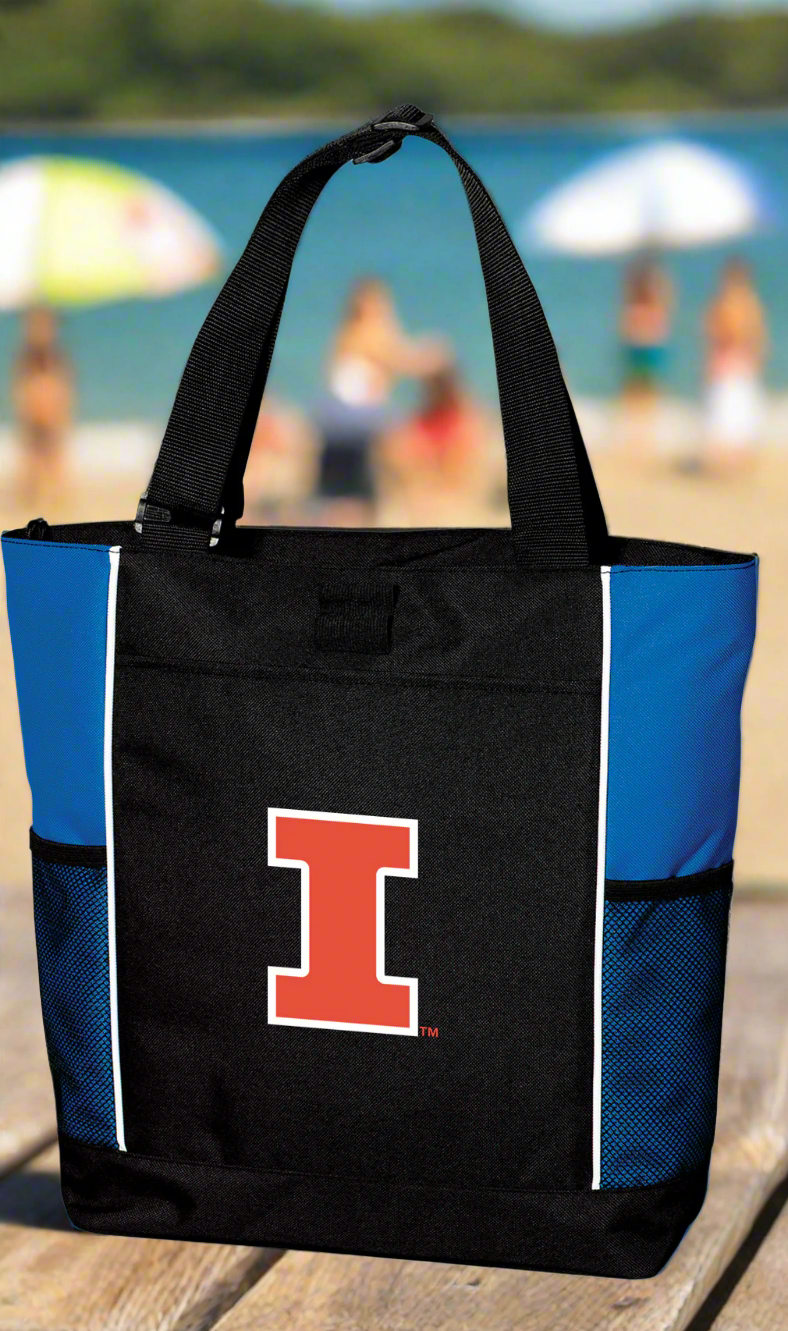 University of Illinois Tote Bag Illini Carryall Tote