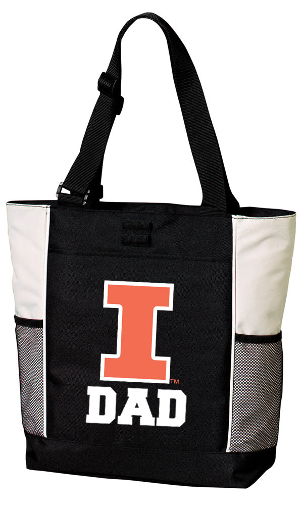 University of Illinois Tote Bag Illini Carryall Tote