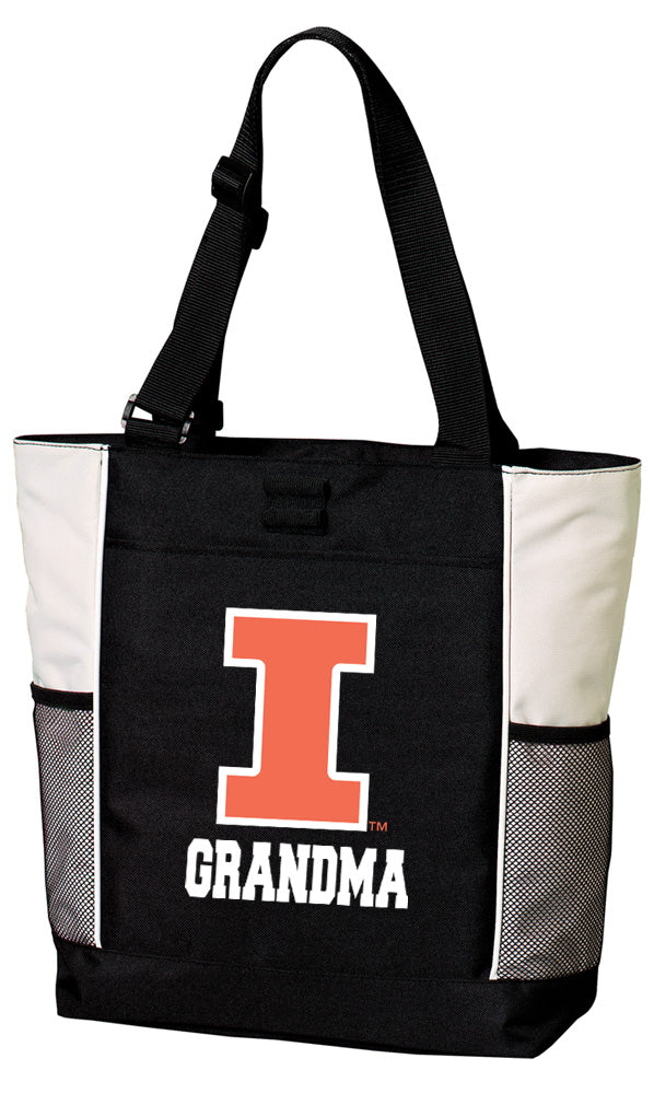 University of Illinois Tote Bag Illini Carryall Tote