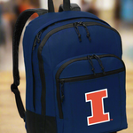 University of Illinois Backpack Illini Medium Classic Style Backpack