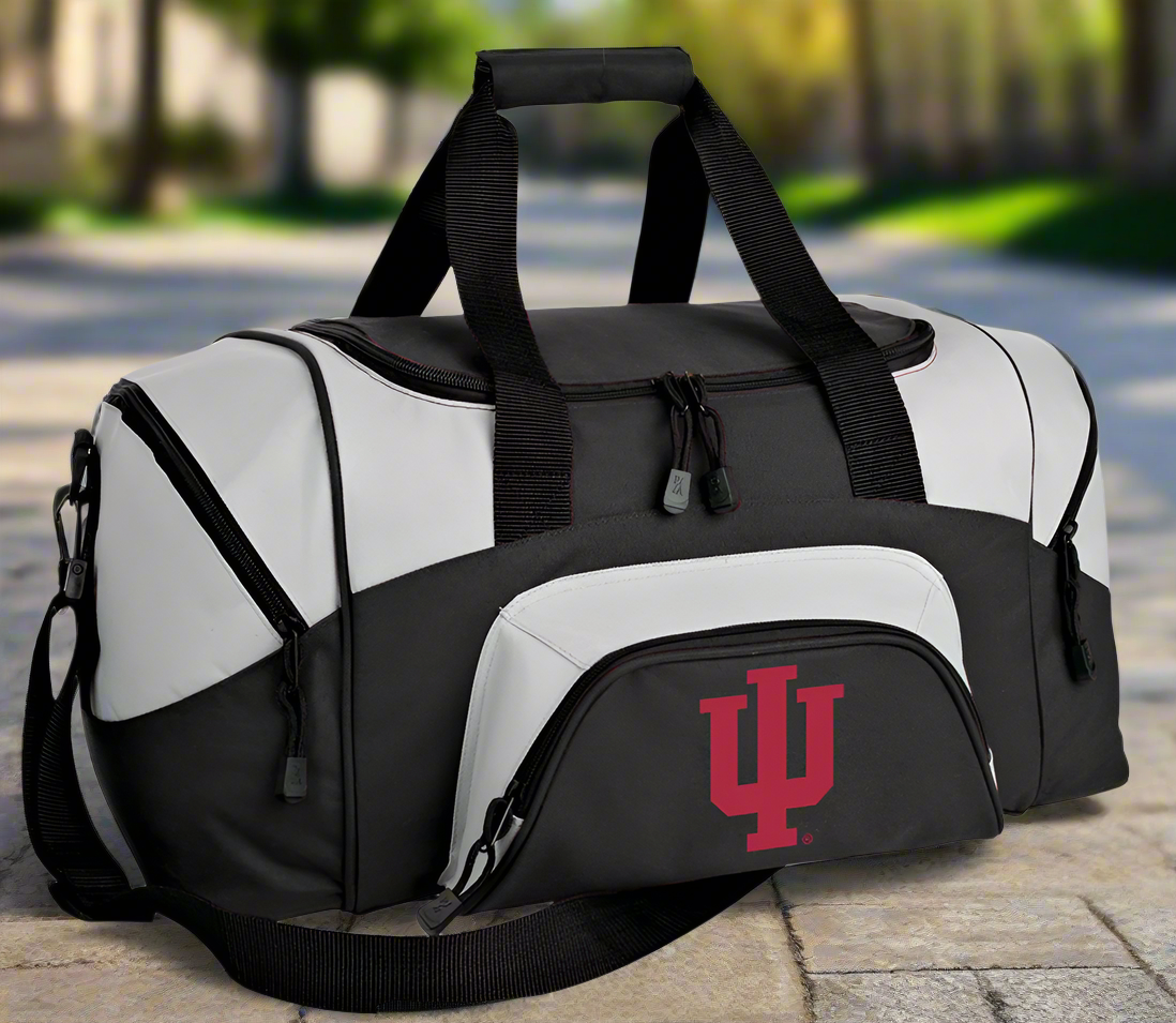 Indiana University Small Duffel Bag IU Carryon Suitcase or Gym Bag