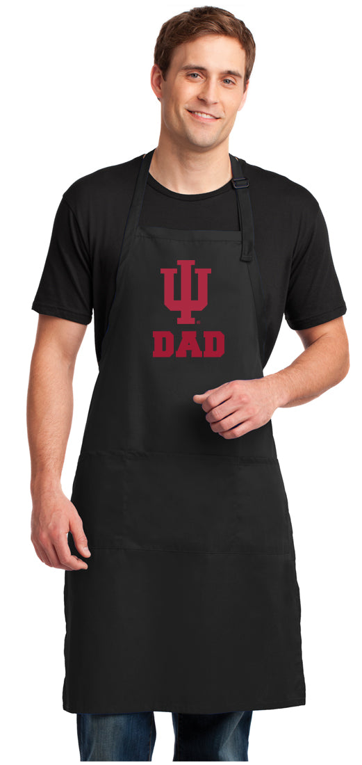 Indiana University Large Apron IU Apron - Adjustable with Pockets