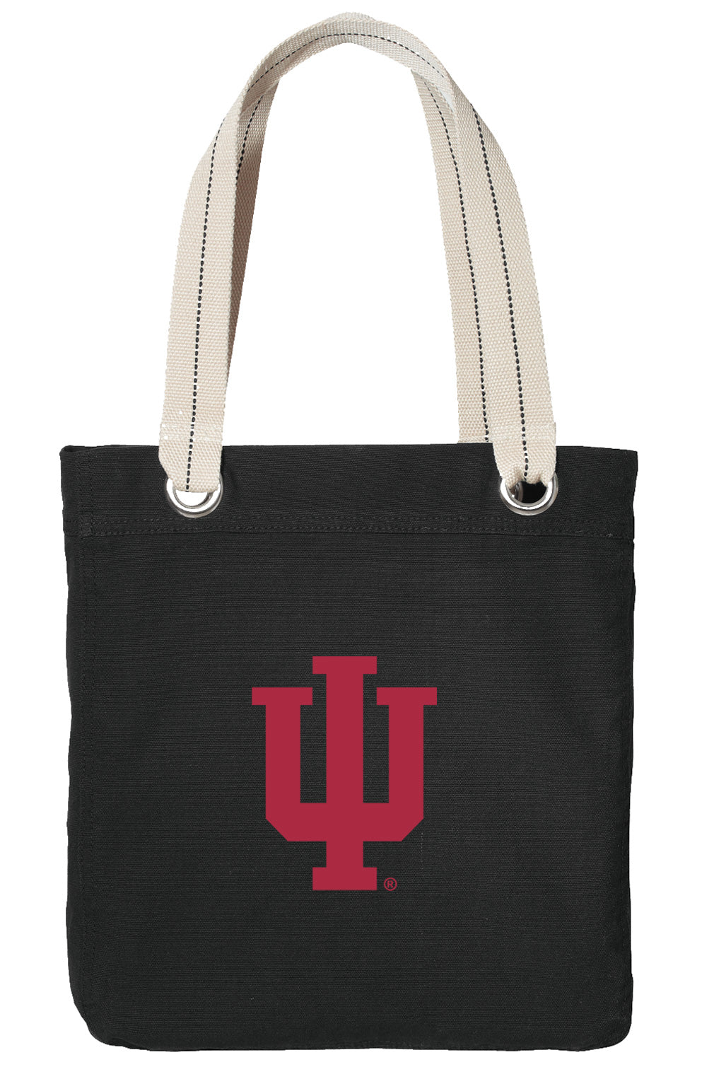 Indiana University Tote Bag IU Deluxe Canvas Shoulder Bag