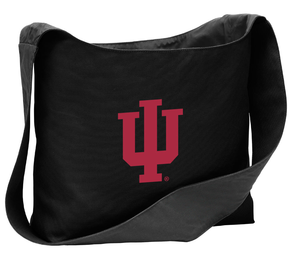 Indiana University Cross Body Bag IU Shoulder Tote Bag - Sling Style