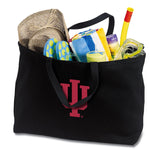 Indiana University Large Tote Bag IU Jumbo Tote for Beach Pool or Travel