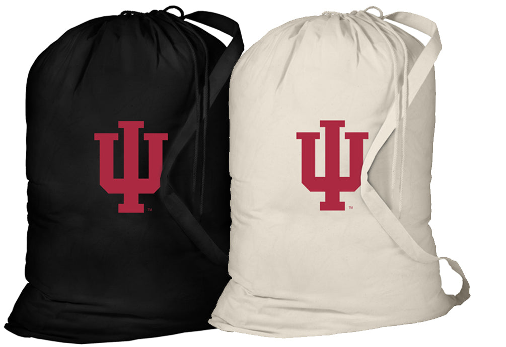 Indiana University Laundry Bags 2 PC Set IU Clothes Bags