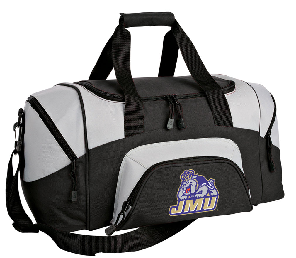 JMU Small Duffel Bag James Madison University Carryon Suitcase or Gym Bag