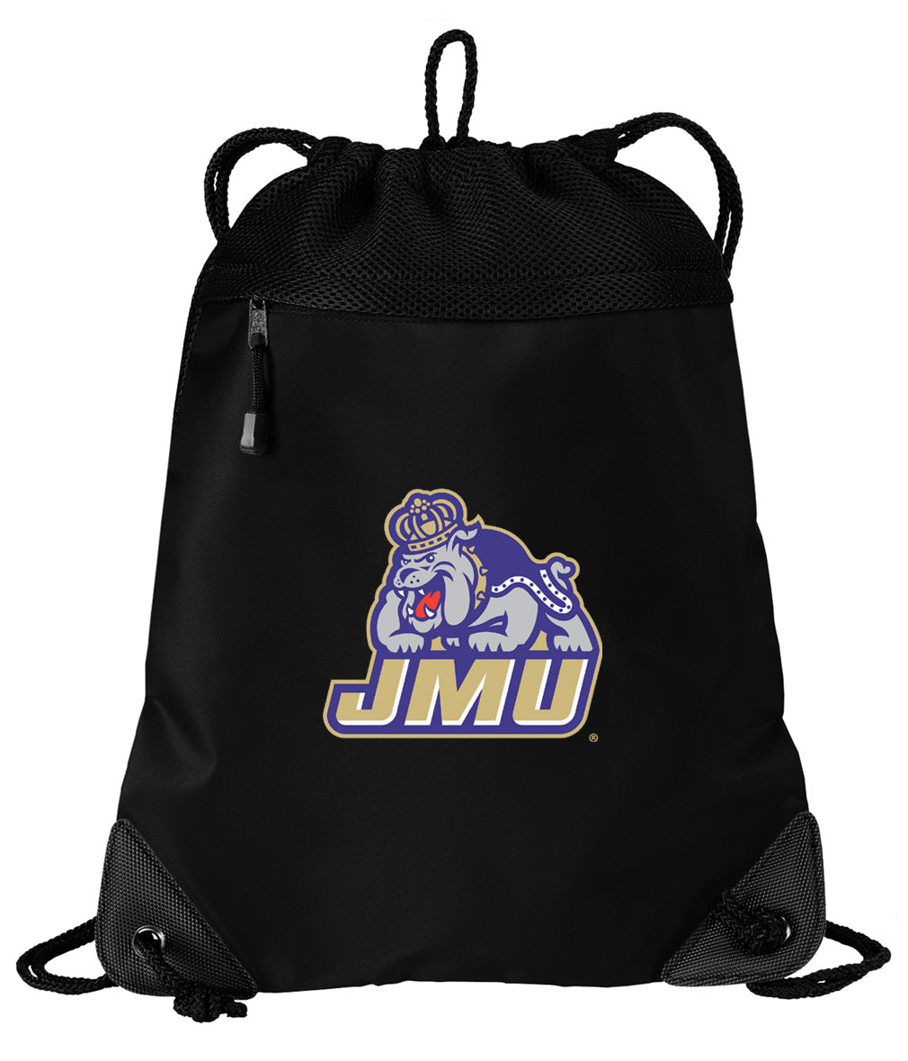 JMU Drawstring Backpack James Madison University Cinch Pack - Mesh & Microfiber