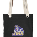 JMU Tote Bag James Madison University Deluxe Canvas Shoulder Bag