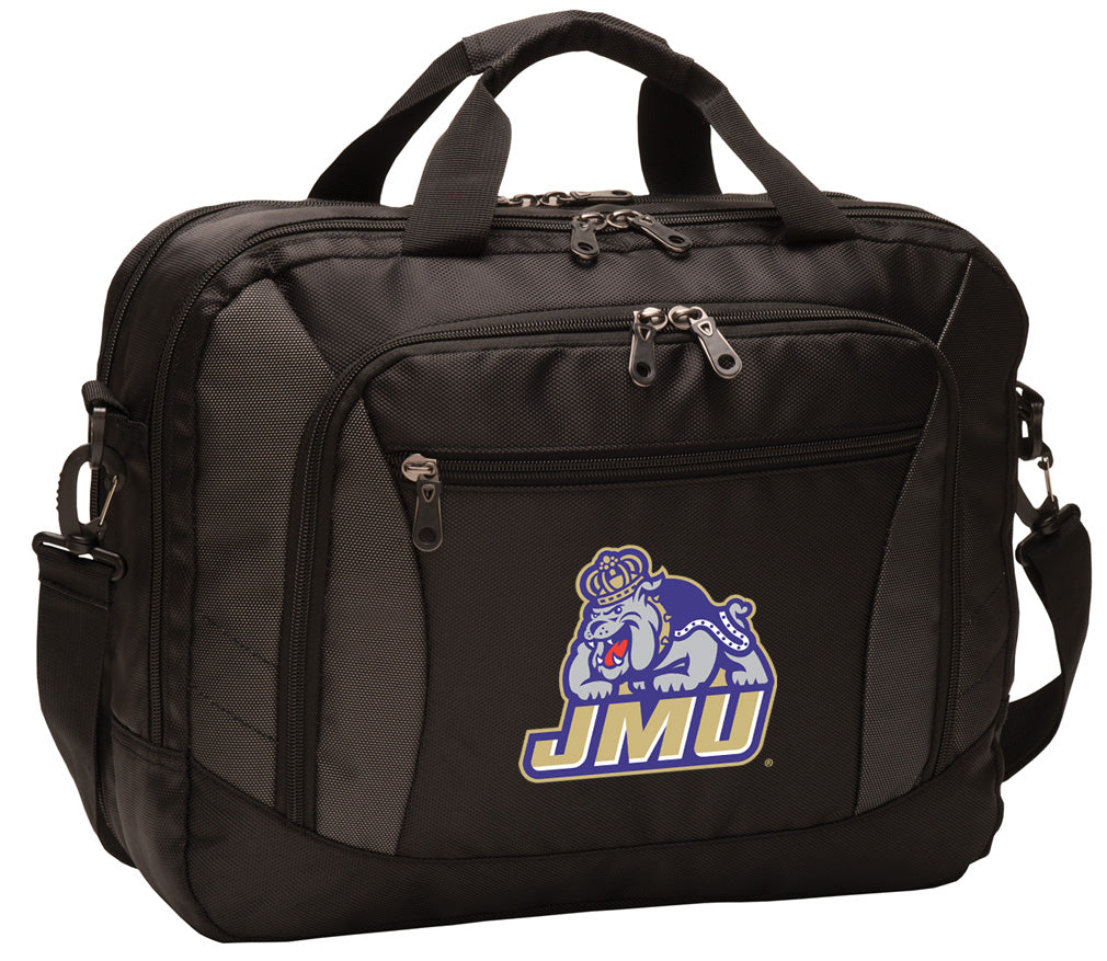 JMU Laptop Messenger Bag James Madison University Computer Bag