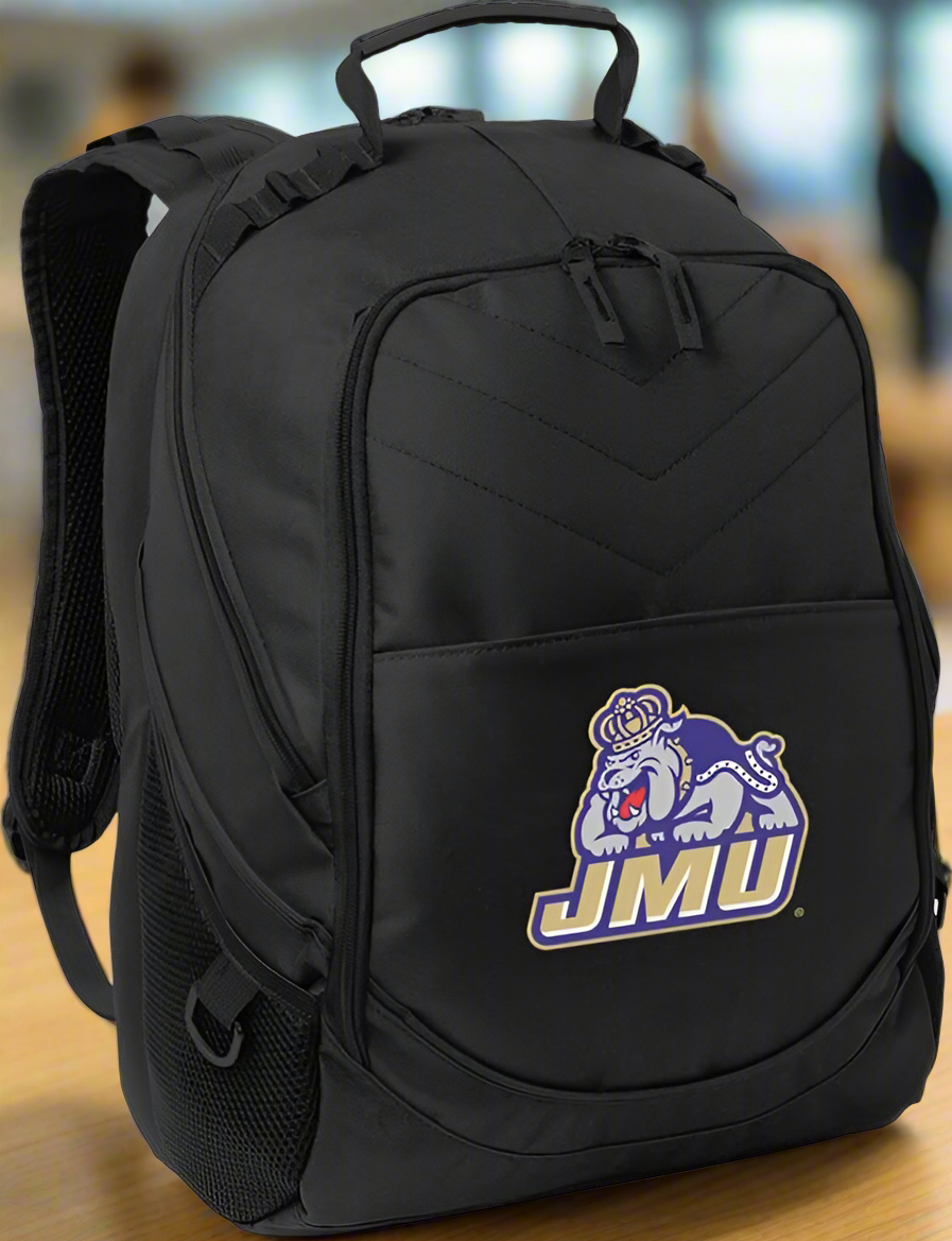 JMU Backpack James Madison University Laptop Computer Backpack