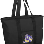 JMU Tote Bag James Madison University Large Zippered Tote