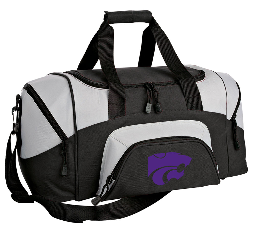 Kansas State Small Duffel Bag K-State Carryon Suitcase or Gym Bag