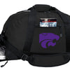 Kansas State Duffel Bag K-State Gym or Sports Bag with Shoe Pocket