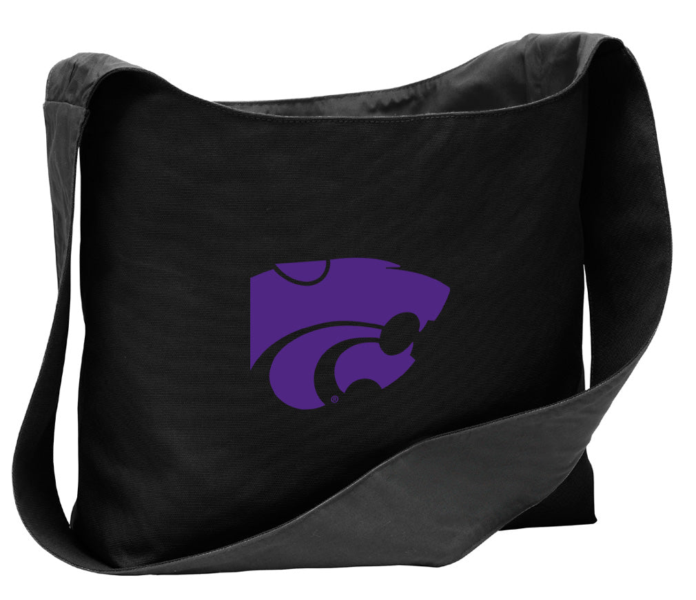 Kansas State Cross Body Bag K-State Shoulder Tote Bag - Sling Style